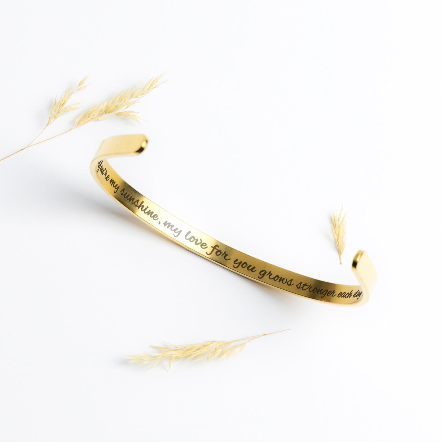 To My Girlfriend Stylish Cuff Bracelet