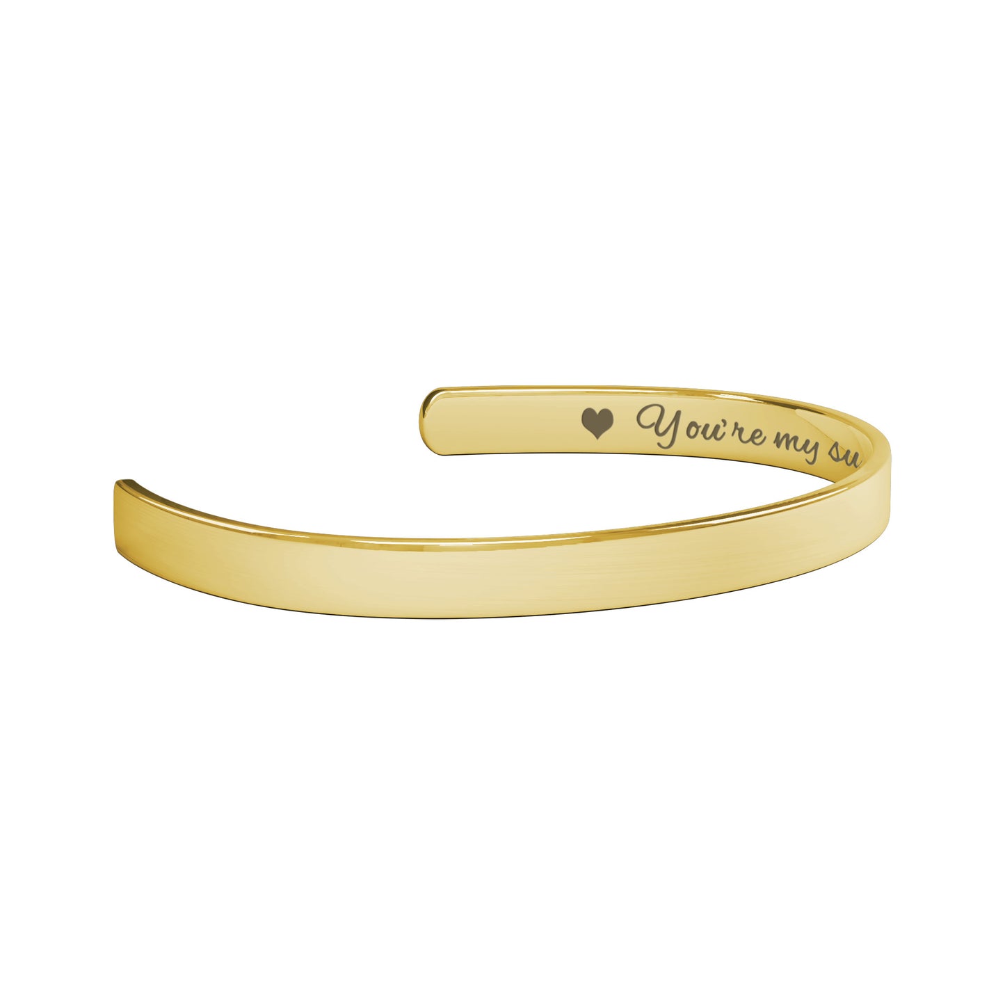 To My Girlfriend Stylish Cuff Bracelet