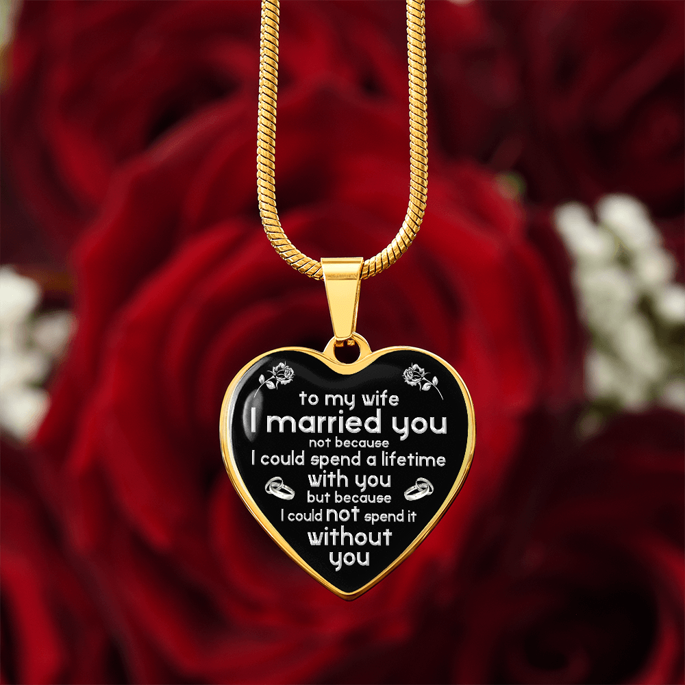 To My Wife Necklace Valentines Day Surprise Birthday Romantic Love Birthday Gift (132853402894)
