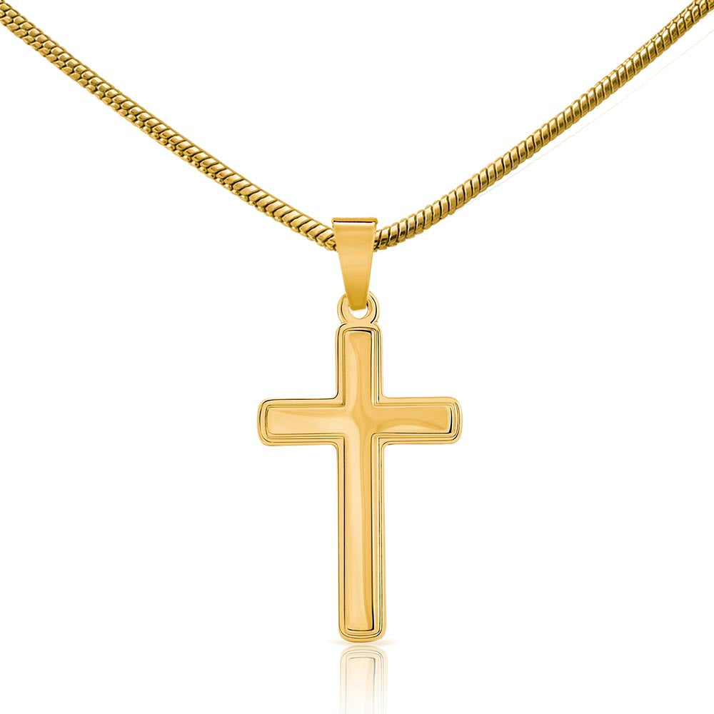 To Our Future Daughter In Law Artisan Cross Necklace Gift for Birthday Wedding Christmas or any Special Occasion.