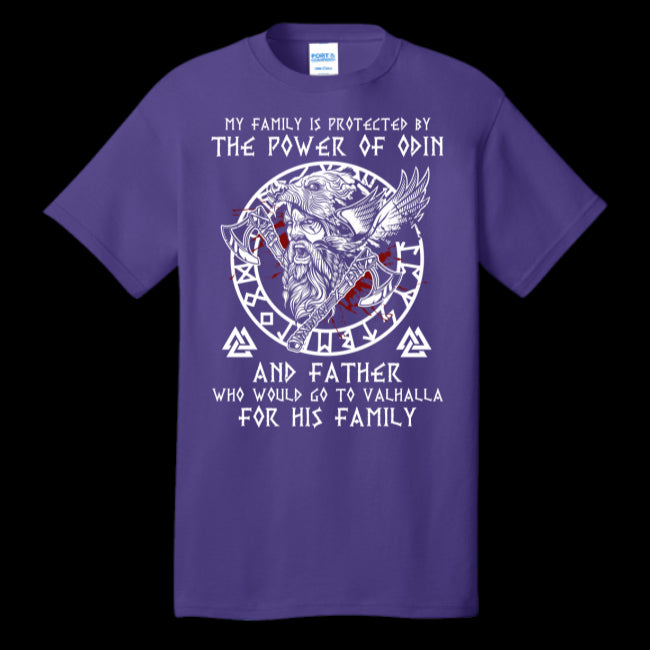 Norse Mythology Odin Protected & Valhalla Nordic Viking Thor The Nordic Thor as a Viking T-Shirt