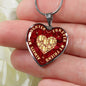 Always My Daughter Forever My Friend Heart Pendant Luxury Necklace Gift for Women's Birthday, Anniversary Presents
