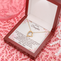 Daddy To Daughter Forever Love Heart Necklace – Graduation Day, Birthday Gift, Christmas Present For Daughter – Fashion Jewelry