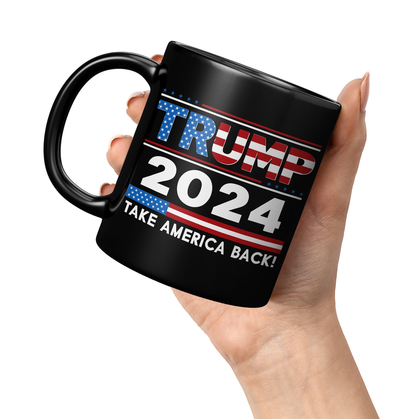 Donald Trump 2024 Take America Back 11oz Coffee Mug GOP MAGA Patriot Party Gift Cup (TL-135006687811)