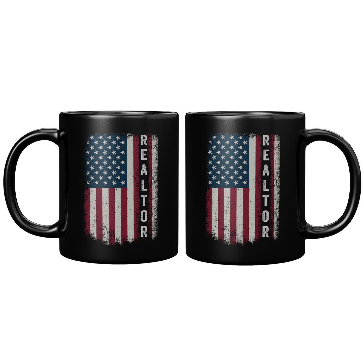 Graphic "Realtor" Proud Name US American Flag Birthday Gift
