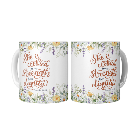 She_is_Clothed_in_Strength_and_Dignity_-_2_Mugs_Center_Mockup.png