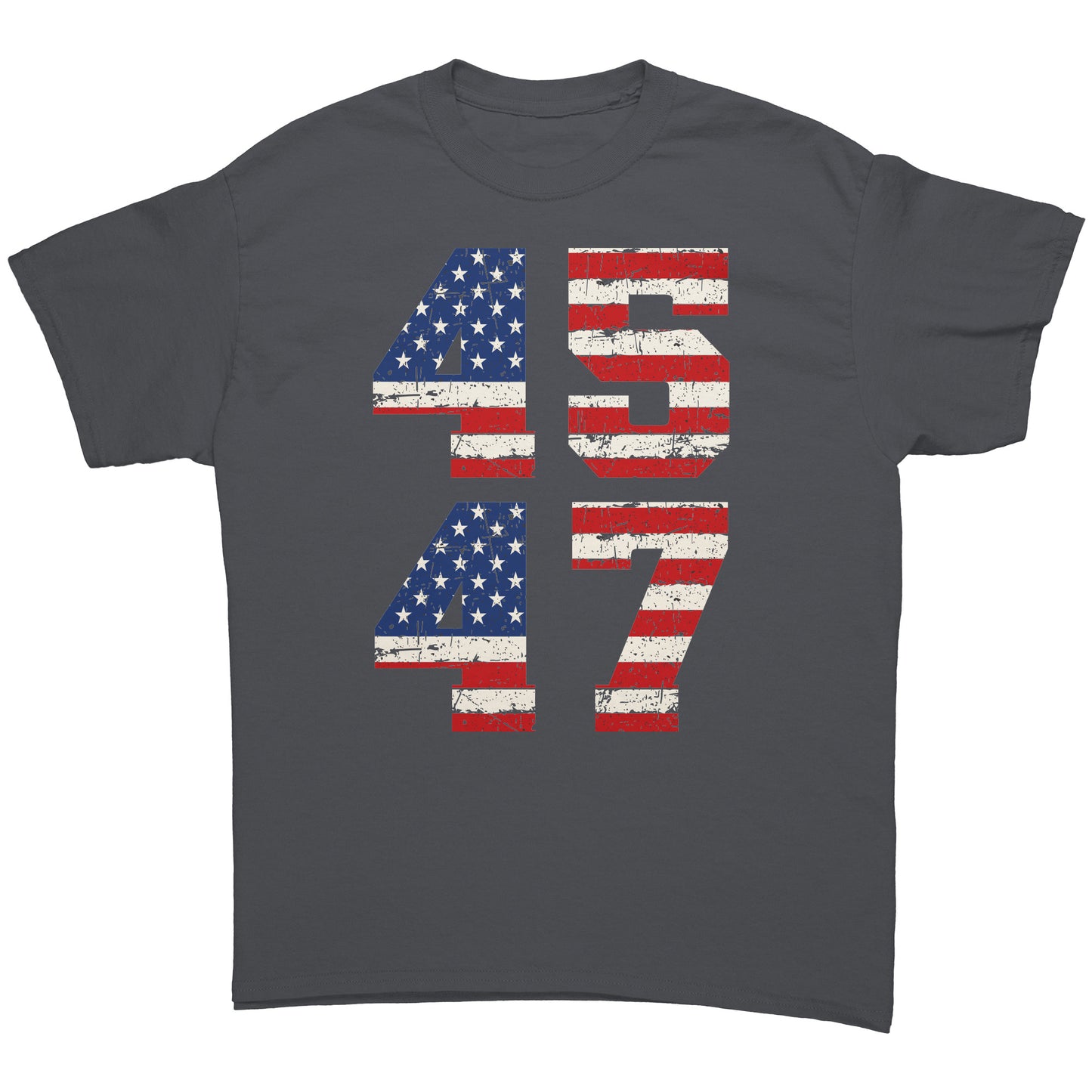 Vintage USA Donald Trump 2024 Pro Trump Anti Biden 45 47 Gildan Mens Shirt