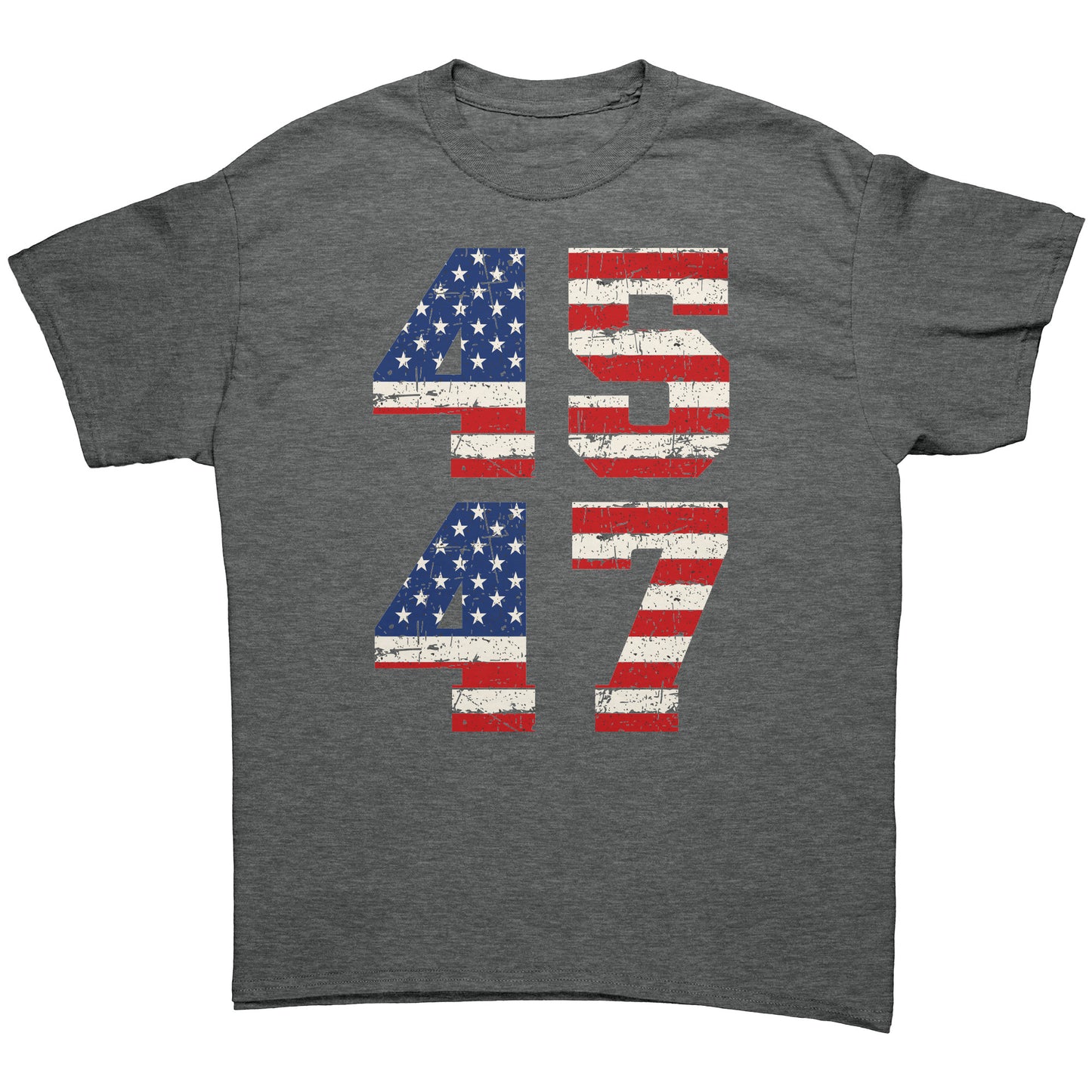 Vintage USA Donald Trump 2024 Pro Trump Anti Biden 45 47 Gildan Mens Shirt