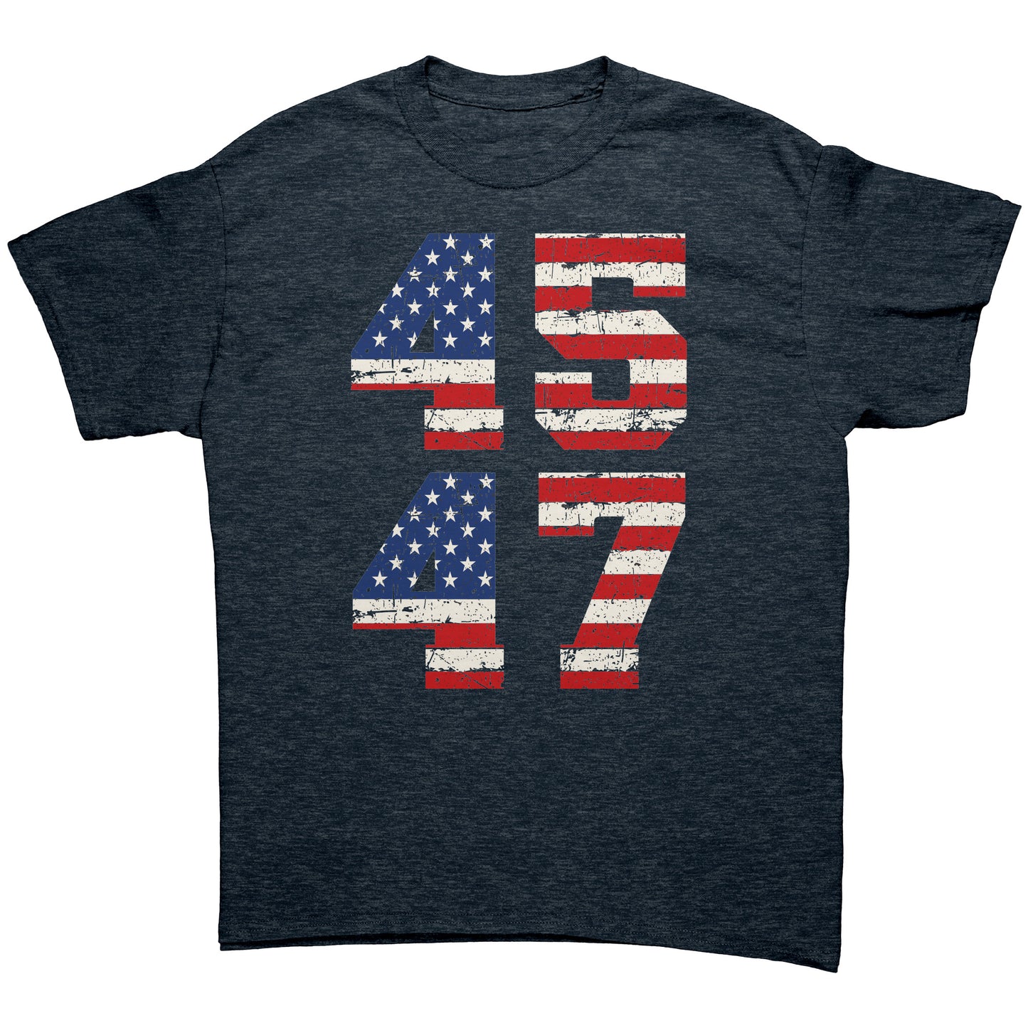 Vintage USA Donald Trump 2024 Pro Trump Anti Biden 45 47 Gildan Mens Shirt