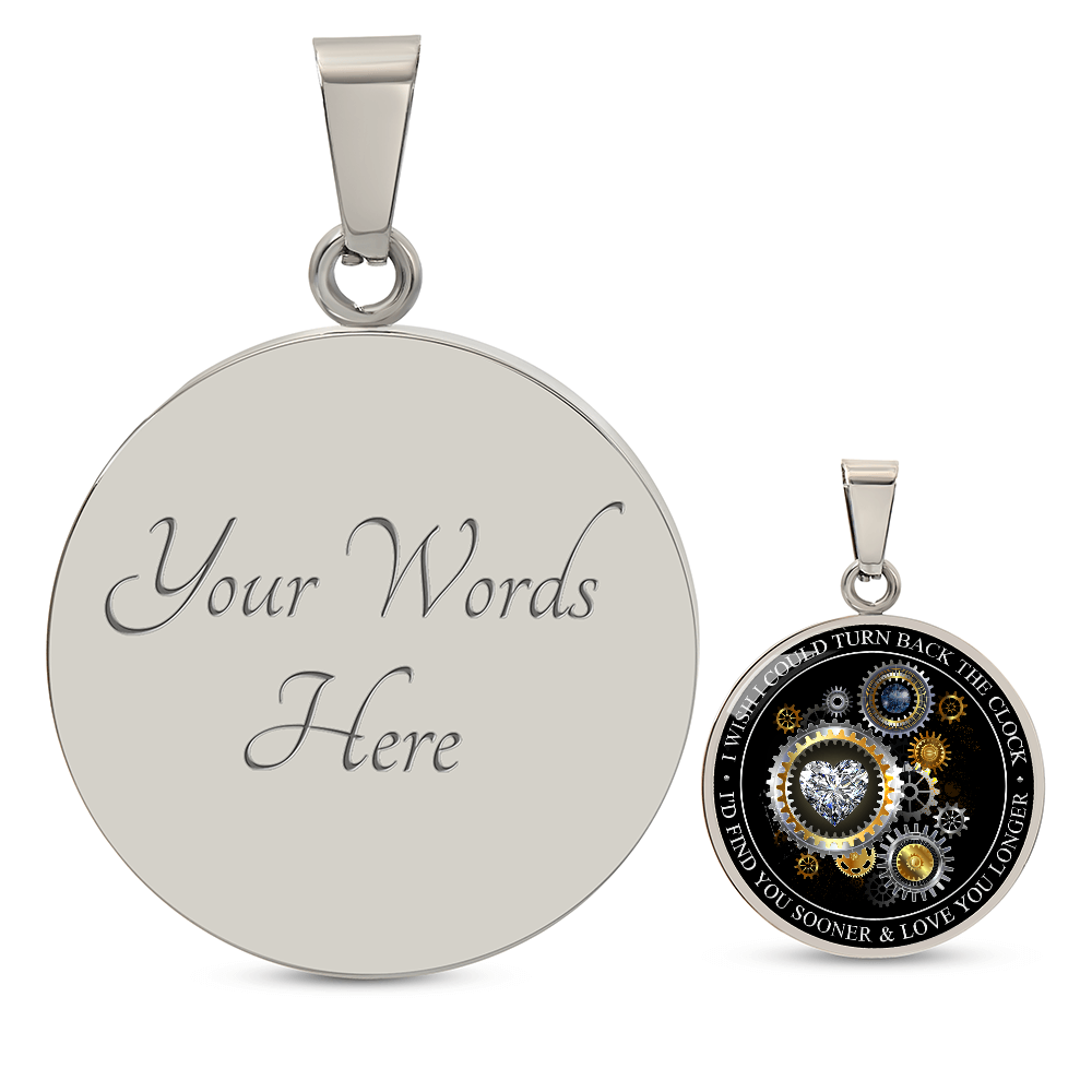 To My Lover Circle Necklace Gift from Husband - Meaningful Present for Soulmate, Wife, Birthday, Xmas