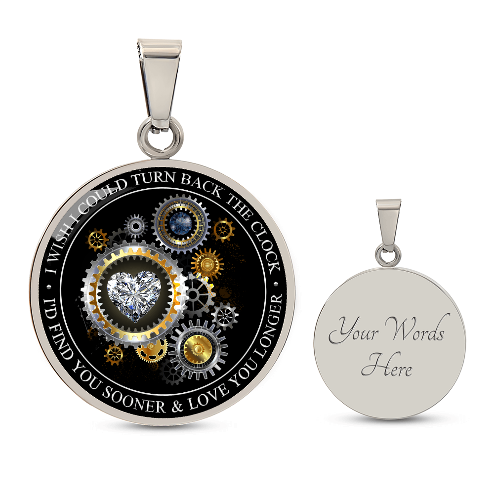 To My Lover Circle Necklace Gift from Husband - Meaningful Present for Soulmate, Wife, Birthday, Xmas
