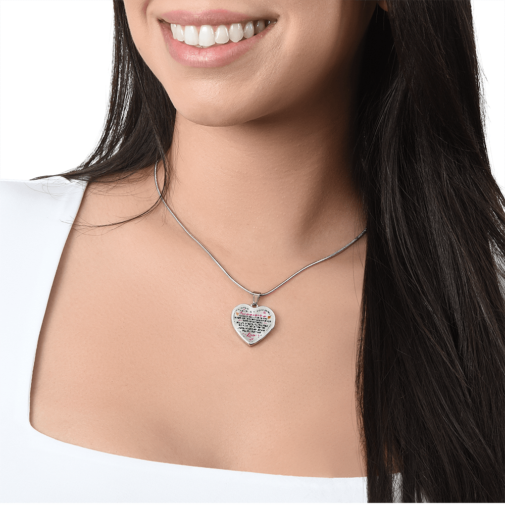 Proud Father to Daughter Gifts from Daddy Papa - Unique Novelty Luxury Necklace (132869730796)