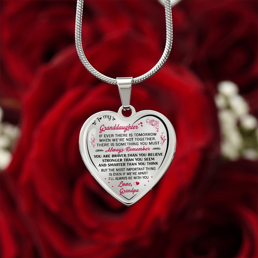 Birthday Gifts For Granddaughter - Luxury Novelty Necklace from Grandpa Granddad (132881545228)