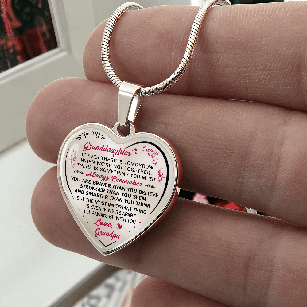 Birthday Gifts For Granddaughter - Luxury Novelty Necklace from Grandpa Granddad (132881545228)