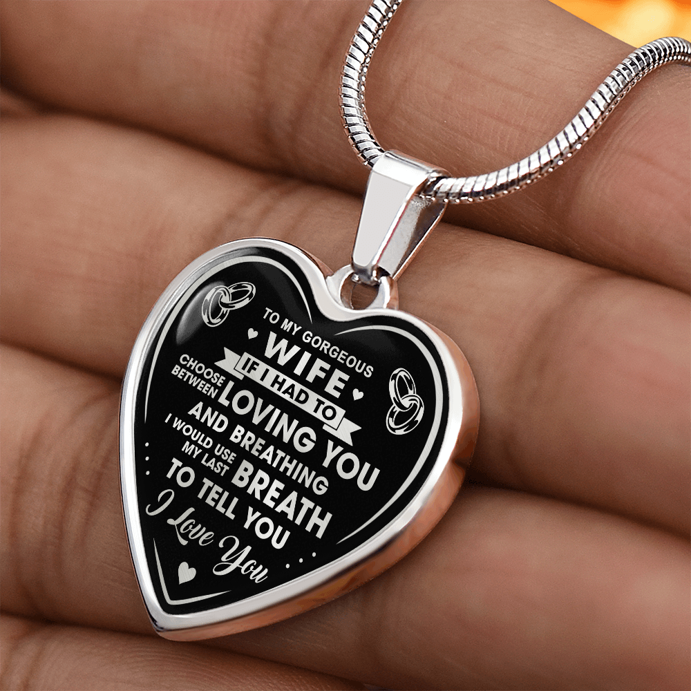 Valentines Day Birthday Gift for Wife Bride Girlfriend - Luxury Novelty Necklace (132675110544)