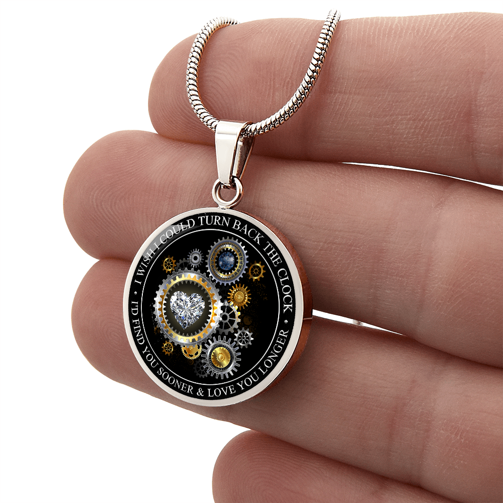 To My Lover Circle Necklace Gift from Husband - Meaningful Present for Soulmate, Wife, Birthday, Xmas