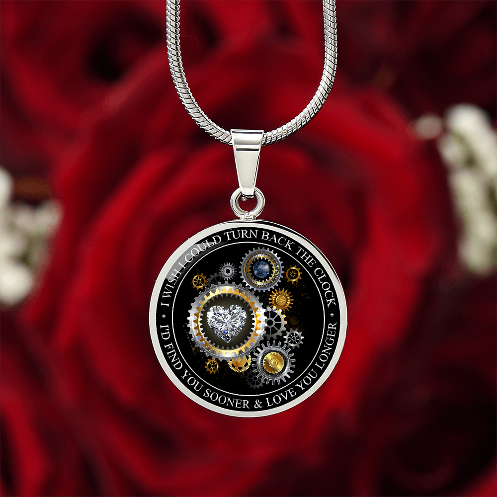 To My Lover Circle Necklace Gift from Husband - Meaningful Present for Soulmate, Wife, Birthday, Xmas