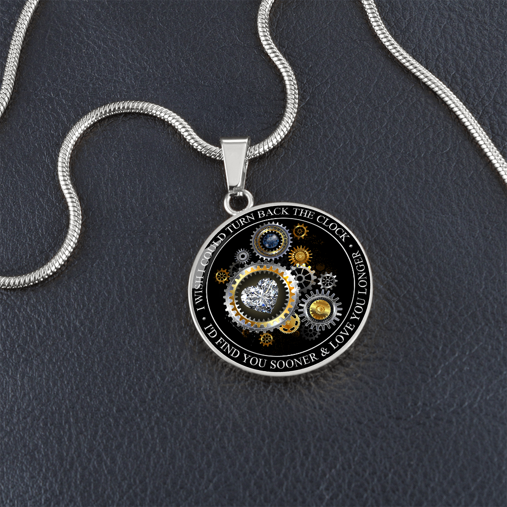 To My Lover Circle Necklace Gift from Husband - Meaningful Present for Soulmate, Wife, Birthday, Xmas