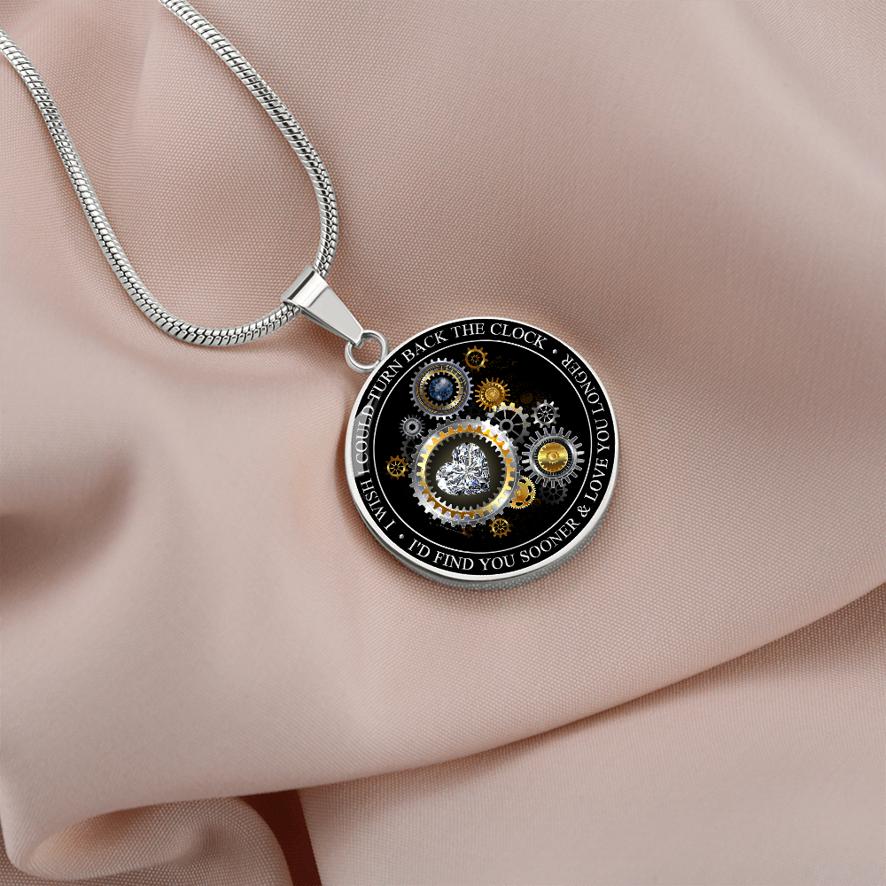 To My Lover Circle Necklace Gift from Husband - Meaningful Present for Soulmate, Wife, Birthday, Xmas