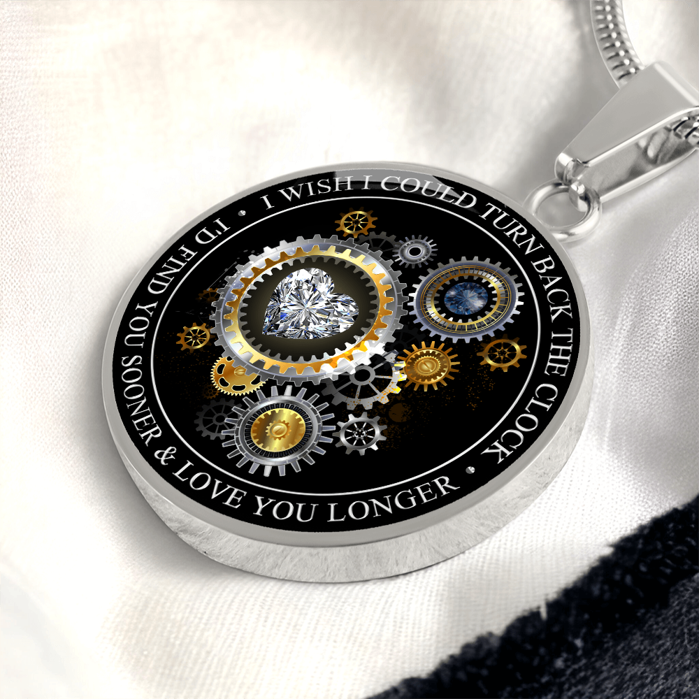 To My Lover Circle Necklace Gift from Husband - Meaningful Present for Soulmate, Wife, Birthday, Xmas