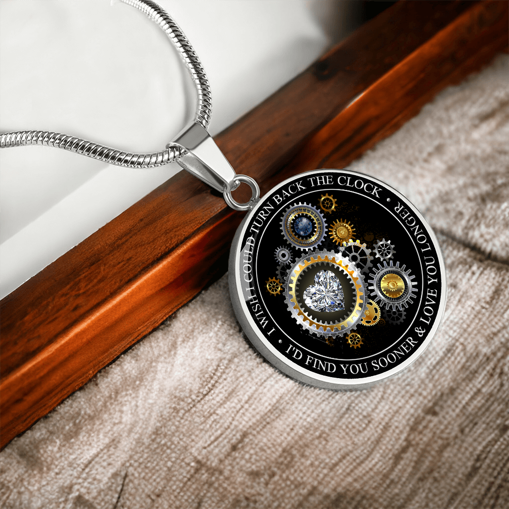 To My Lover Circle Necklace Gift from Husband - Meaningful Present for Soulmate, Wife, Birthday, Xmas