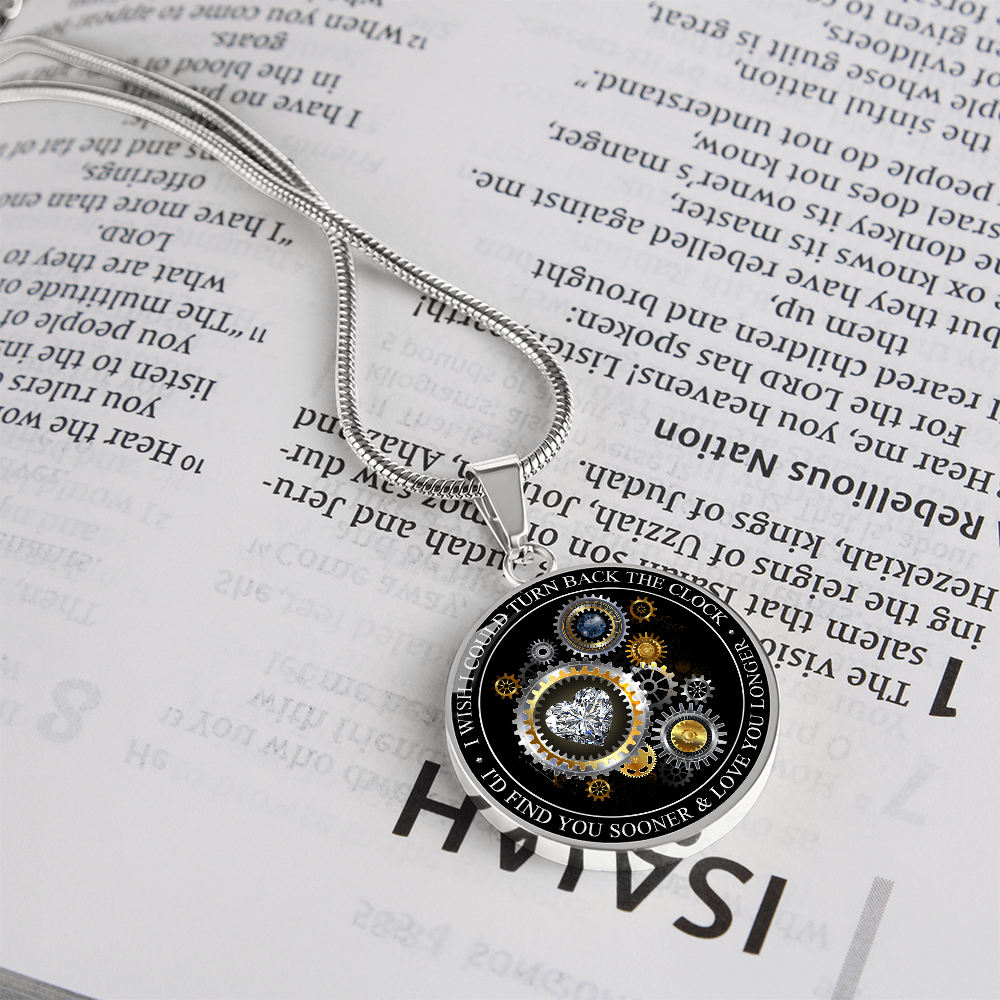 To My Lover Circle Necklace Gift from Husband - Meaningful Present for Soulmate, Wife, Birthday, Xmas