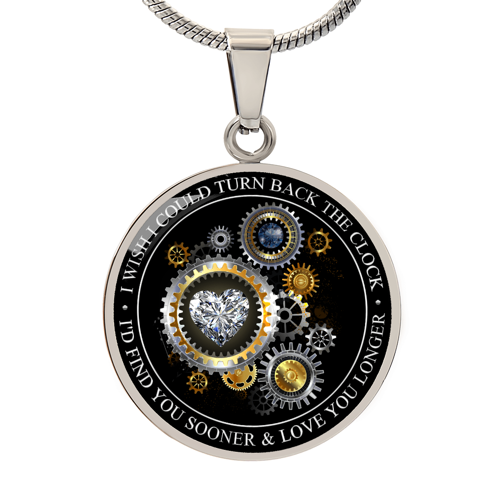 To My Lover Circle Necklace Gift from Husband - Meaningful Present for Soulmate, Wife, Birthday, Xmas