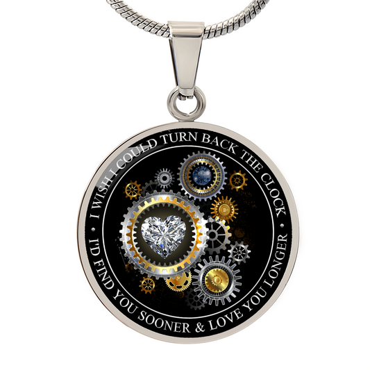 To My Lover Circle Necklace Gift from Husband - Meaningful Present for Soulmate, Wife, Birthday, Xmas