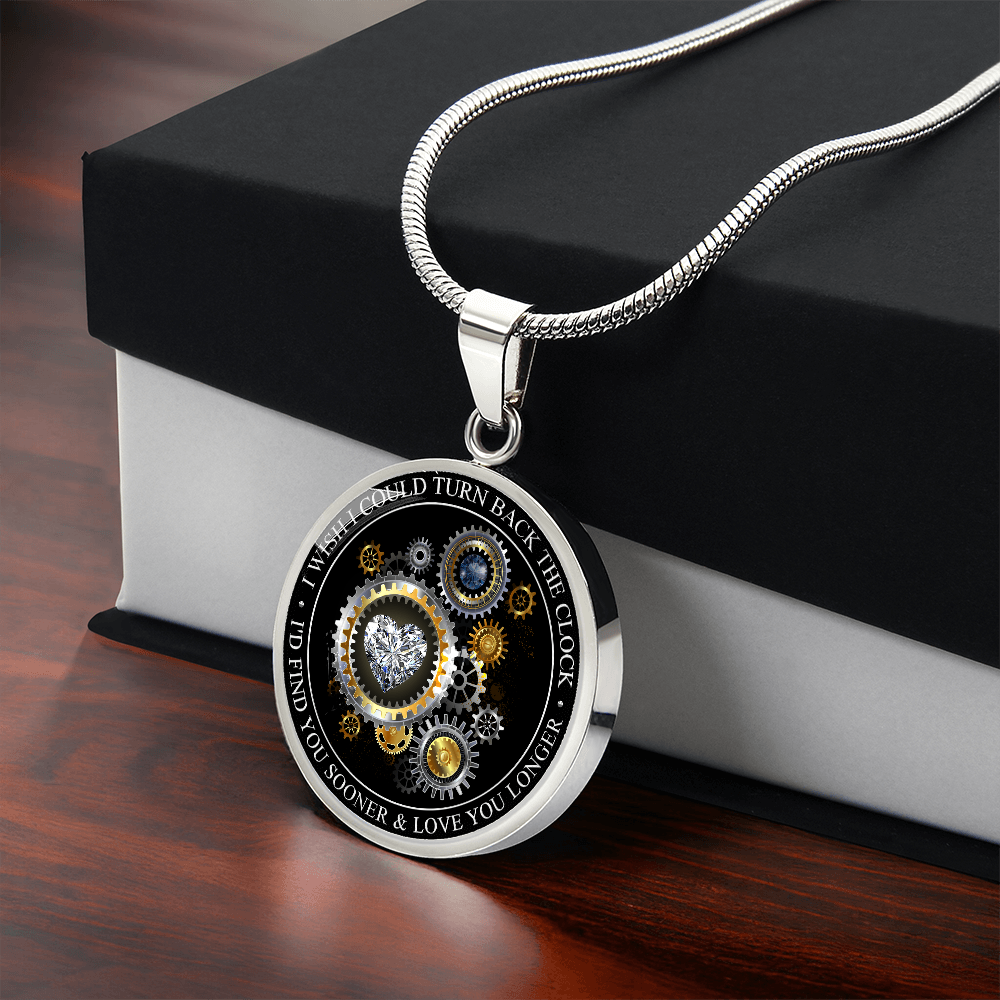 To My Lover Circle Necklace Gift from Husband - Meaningful Present for Soulmate, Wife, Birthday, Xmas