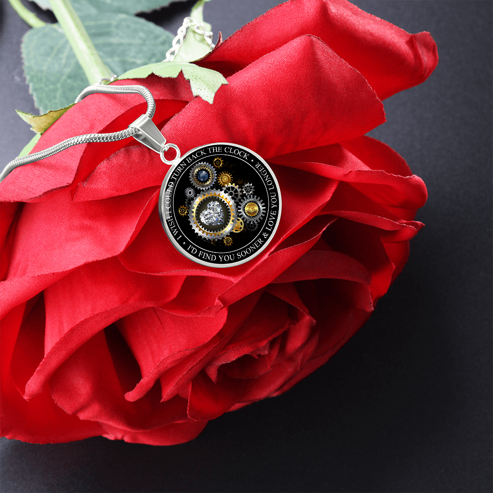 To My Lover Circle Necklace Gift from Husband - Meaningful Present for Soulmate, Wife, Birthday, Xmas