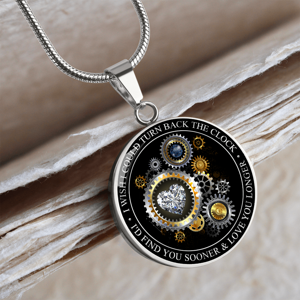 To My Lover Circle Necklace Gift from Husband - Meaningful Present for Soulmate, Wife, Birthday, Xmas