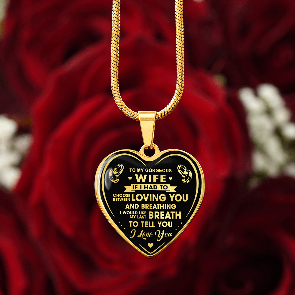 Valentines Day Birthday Gift for Wife Bride Girlfriend - Luxury Novelty Necklace (132675110544)