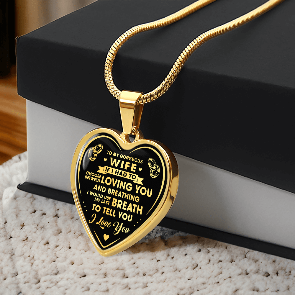 Valentines Day Birthday Gift for Wife Bride Girlfriend - Luxury Novelty Necklace (132675110544)