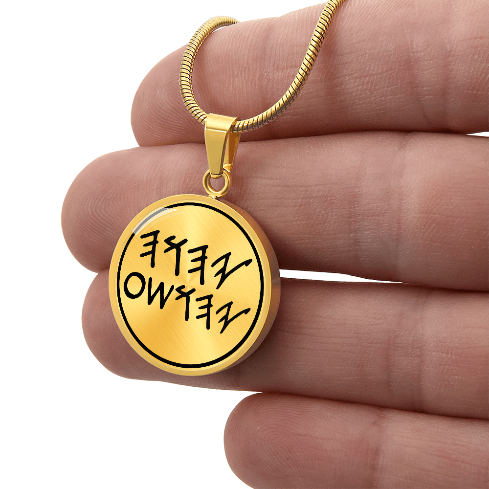 Paleo Hebrew Necklace Yahuah & Yahusha Necklace YHWH Pendant YHWH Necklace (137221015592)