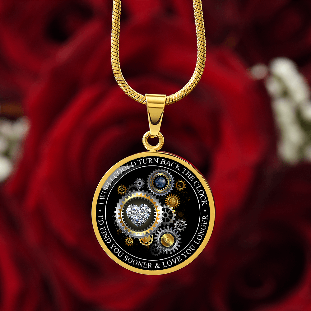 To My Lover Circle Necklace Gift from Husband - Meaningful Present for Soulmate, Wife, Birthday, Xmas