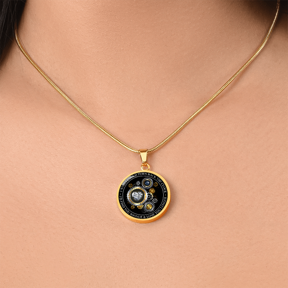 To My Lover Circle Necklace Gift from Husband - Meaningful Present for Soulmate, Wife, Birthday, Xmas