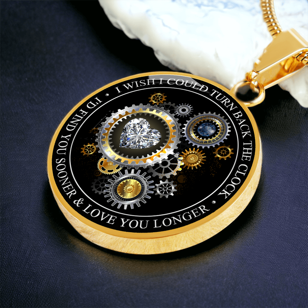 To My Lover Circle Necklace Gift from Husband - Meaningful Present for Soulmate, Wife, Birthday, Xmas