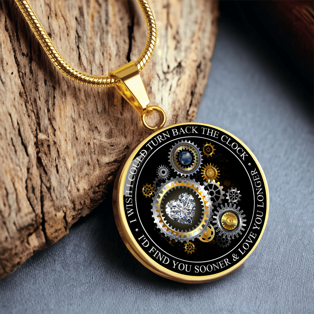 To My Lover Circle Necklace Gift from Husband - Meaningful Present for Soulmate, Wife, Birthday, Xmas