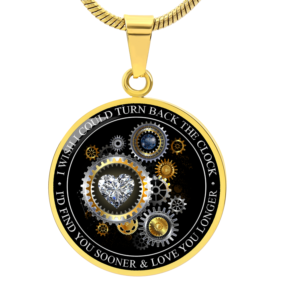 To My Lover Circle Necklace Gift from Husband - Meaningful Present for Soulmate, Wife, Birthday, Xmas