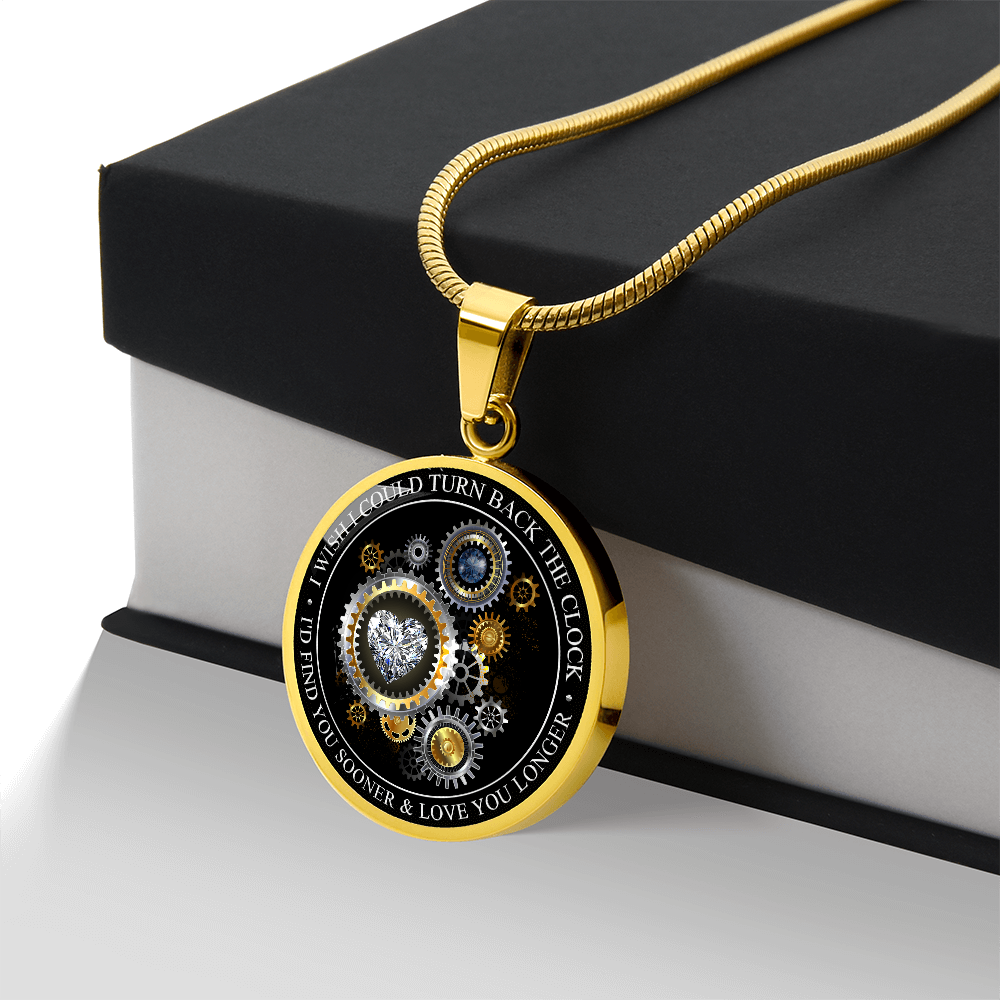 To My Lover Circle Necklace Gift from Husband - Meaningful Present for Soulmate, Wife, Birthday, Xmas