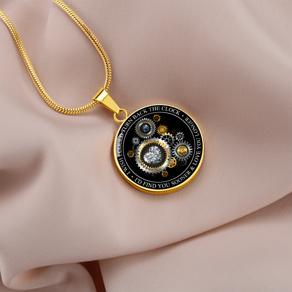 To My Lover Circle Necklace Gift from Husband - Meaningful Present for Soulmate, Wife, Birthday, Xmas