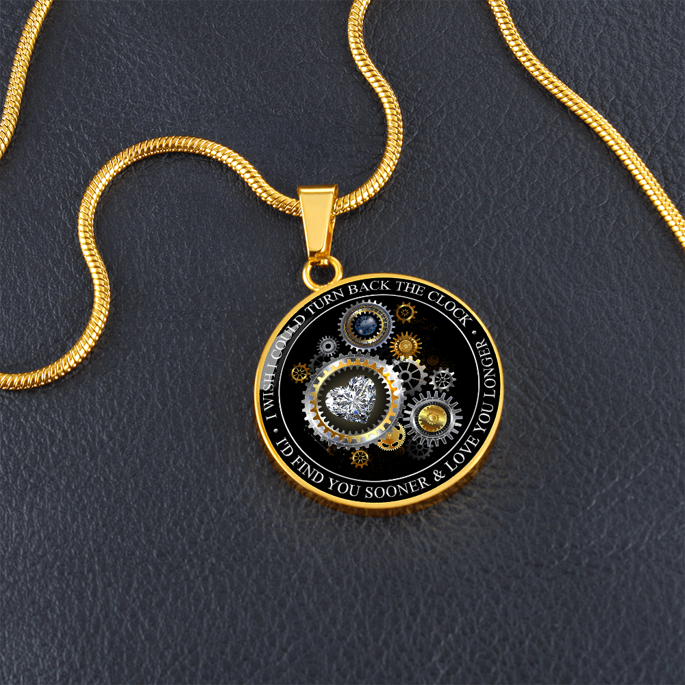 To My Lover Circle Necklace Gift from Husband - Meaningful Present for Soulmate, Wife, Birthday, Xmas