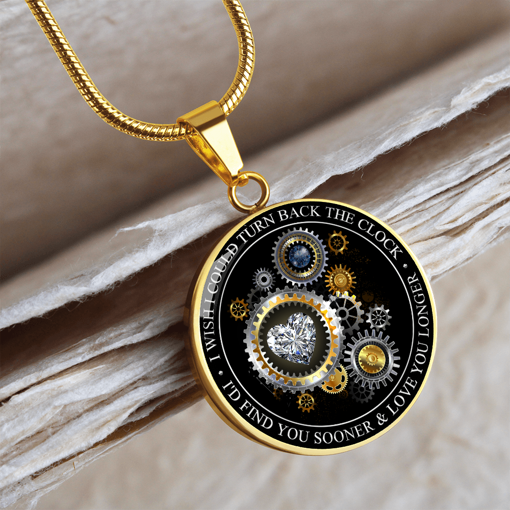 To My Lover Circle Necklace Gift from Husband - Meaningful Present for Soulmate, Wife, Birthday, Xmas