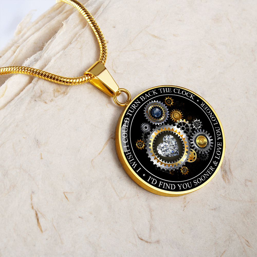 To My Lover Circle Necklace Gift from Husband - Meaningful Present for Soulmate, Wife, Birthday, Xmas