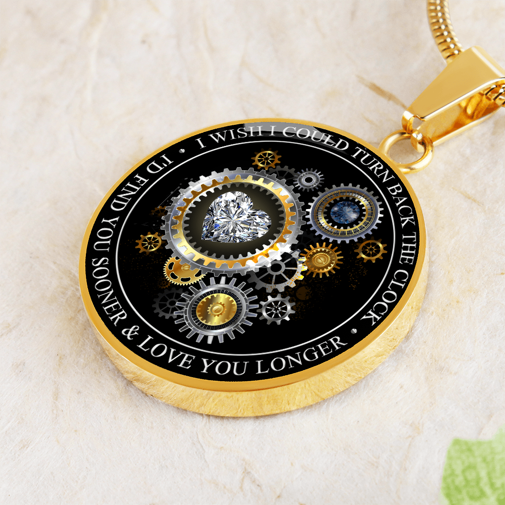 To My Lover Circle Necklace Gift from Husband - Meaningful Present for Soulmate, Wife, Birthday, Xmas