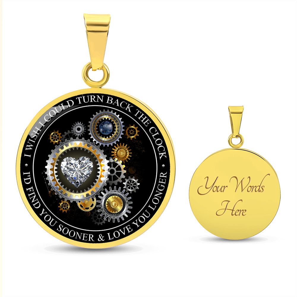 To My Lover Circle Necklace Gift from Husband - Meaningful Present for Soulmate, Wife, Birthday, Xmas