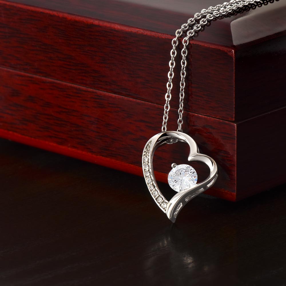 Wife Necklace Anniversary Gift Birthday Present For Her, Forever Love Necklace Romantic Keepsake from Husband