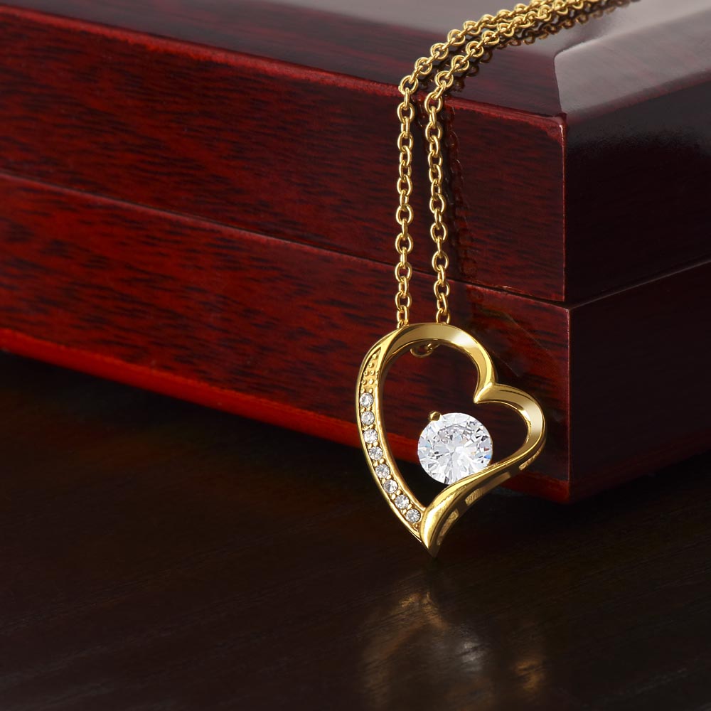 To My Wife Forever Love Necklace - Heartfelt Jewelry for Wife, Anniversary or Birthday Gift, Love Necklace