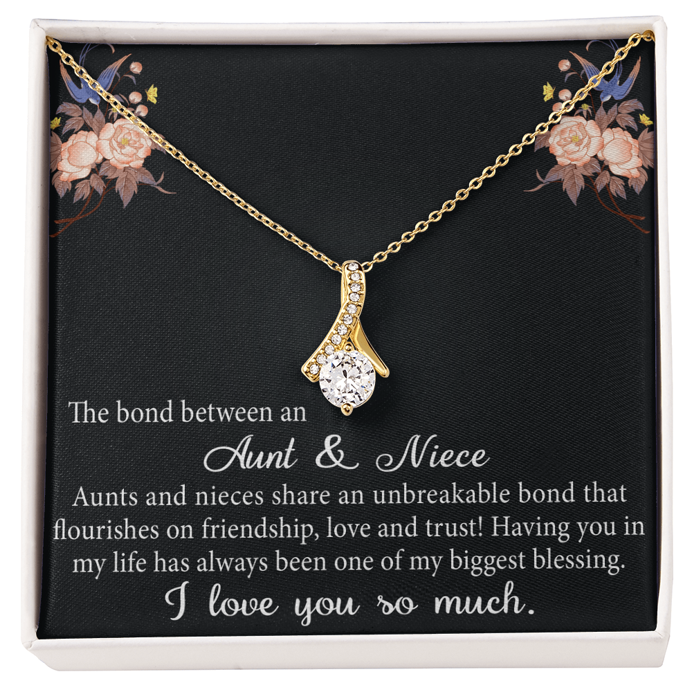 Aunt and Niece Gift Niece Keepsakes Alluring Necklace Auntie to Niece Jewelry (133716040134)