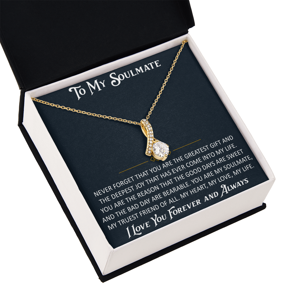 Gift for My Soulmate Alluring Beauty Necklace Engagement Jewelry For Future Wife (133603964867)